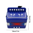 thumbnail image 3 of CHUANK Up to 30% off Accordion Children Accordion  Button Accordion 10 Keys with Shoulder Strap  Accordion Musical Instrument Gift for Beginners  Accordion Adults and Children from 3 Year, 3 of 9