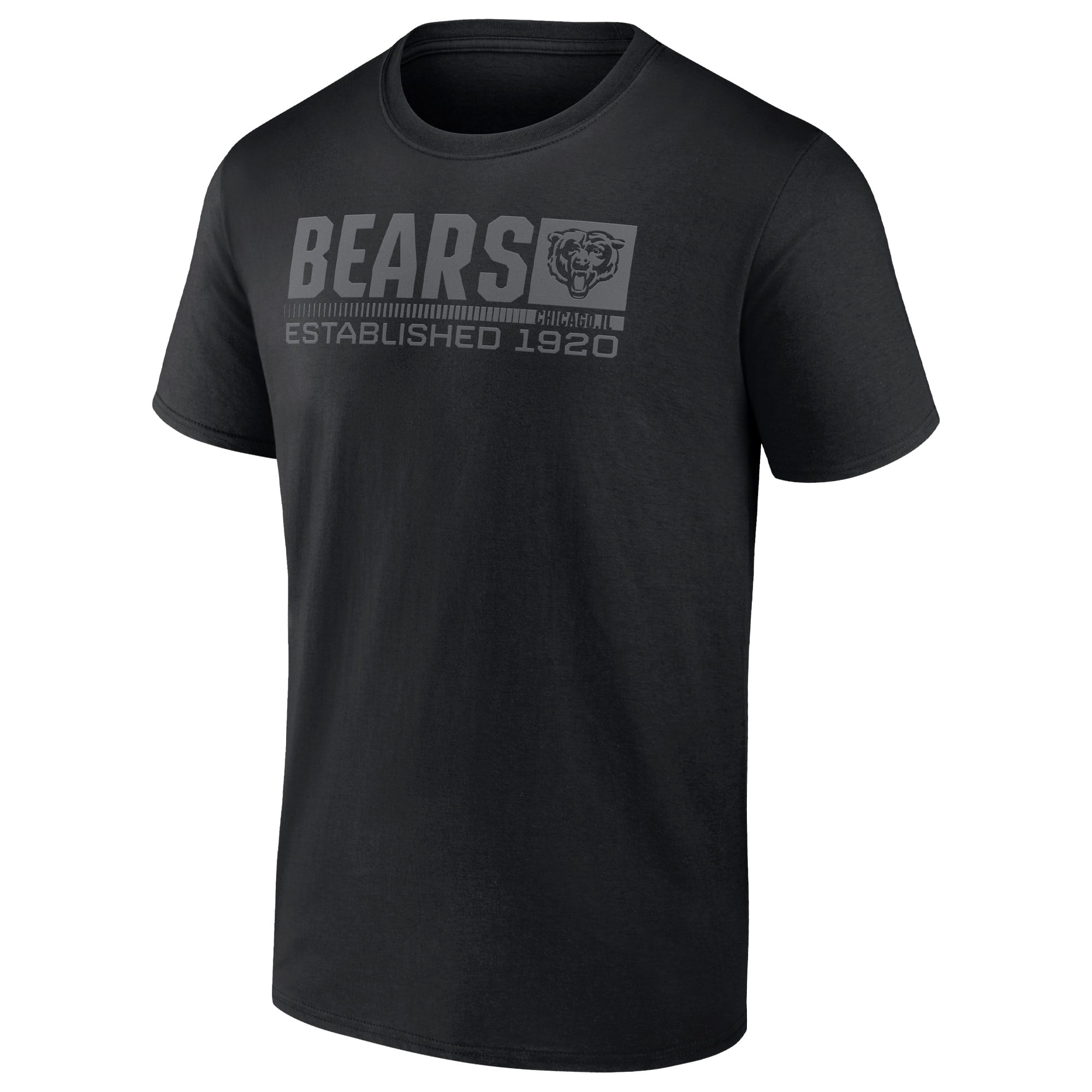 Men's Fanatics Branded Black Chicago Bears Home Stretch T-Shirt