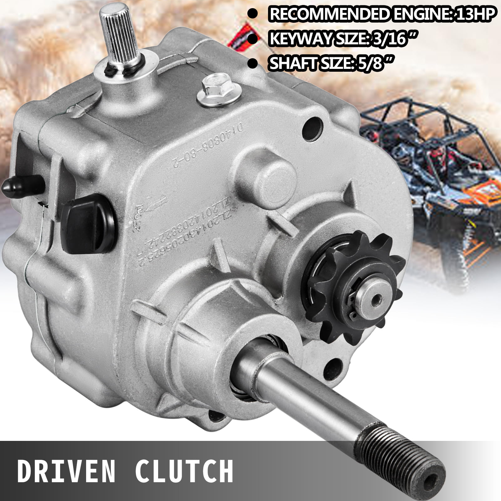 GO CART/BUGGY TRANSMISSION FORWARD/ REVERSE WITH CLUTCHES/ SPROCKETS/ SHIFT 1"