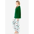 thumbnail image 3 of Dreams & Co. Plus Size Long Sleeve Knit PJ Set, 3 of 5