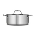 thumbnail image 3 of Tramontina Signature Four Hollandais en Acier Inoxydable Tri-Plis de 5 Pintes avec Couvercle, Compatible Induction, Va au Four, Va au Lave-Vaisselle, 3 of 9