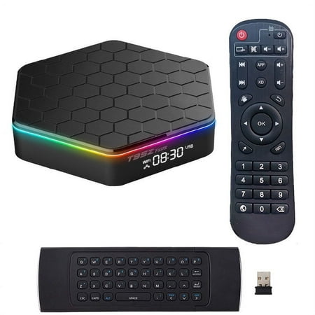 Android 12.0 TV Box,T95Z Plus With 2.4GHZ Mini Wireless Keyboard 4GB RAM 32GB ROM H618 Quad-Core WiFi6 Dual 2.4G/5.8GHZ BT5.0 4K 6K HDR10+ Ultra HD Smart Home Player