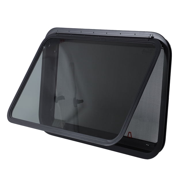 RV Emergency Window, RV Exit Window Increased Privacy Tempered Glass 914 X 559mm UV for Construction Vehicle