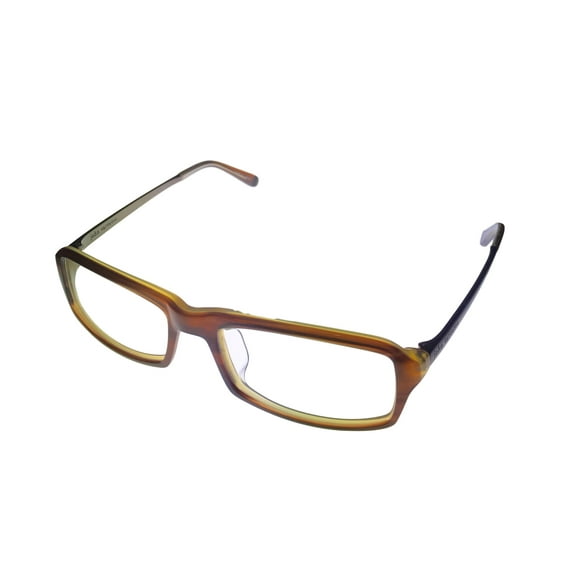 John Varvatos Eyeglasses Plastic Rectangle Mens Tan Eyewear Frame V324 54mm