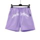 thumbnail image 1 of Versión correcta de 24 primavera y verano nueva palmera de coco serie de manga corta PA marca de moda camiseta de tendencia de pareja con estampado de ángel2252 morado, 1 of 1
