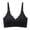 Black, variant on Shaoxi Bras for Women Supportive Wireless Push Up Bra Full Coverage No Underwire Seamless Plus Size for Older Women