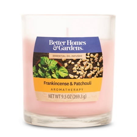 patchouli frankincense 5oz aromatherapy jar candle better homes garden walmart