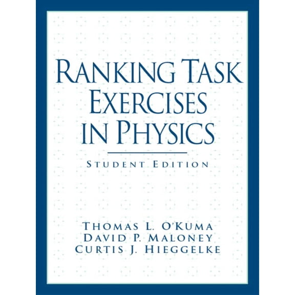 Prentice Hall Series in Educational Inno Ranking Task Exercises in Physics, (Paperback)