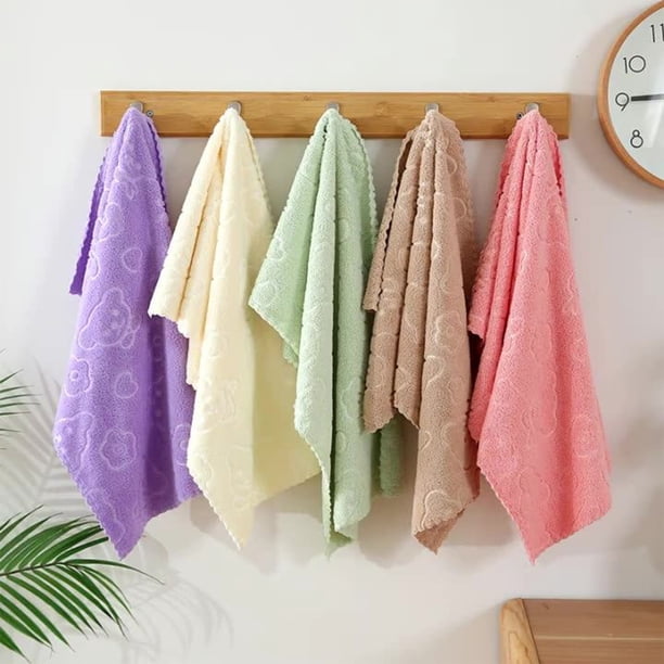 Yhmxh Juego de 5 toallas de mano, 35 x 75 cm, de algodón, para baño, suaves y muy absorbentes, de secado rápido, multiusos para cocina y vajilla, ideales para hoteles y spas.
