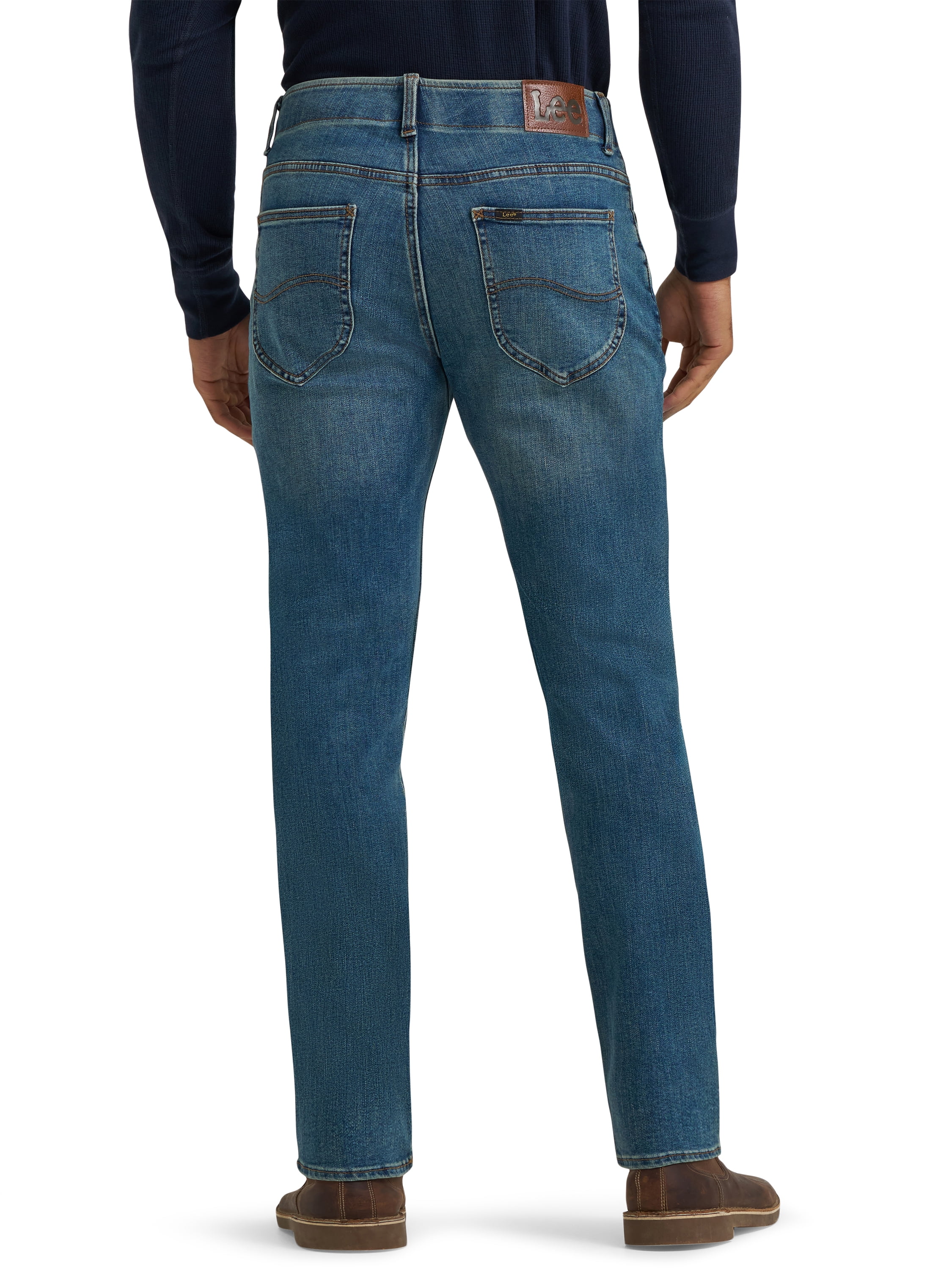 Lee Men’s and Big Men’s Extreme Motion Straight Fit Tapered Leg Jeans