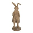 thumbnail image 3 of Creative Co-Op Rabbit Figurine Holding Working Chalkboard, 3 of 7