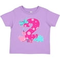 thumbnail image 3 of Inktastic Dinosaur Party-second Birthday Girls Toddler T-Shirt, 3 of 5