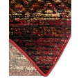 thumbnail image 7 of Unique Loom Saturn Collection Area Rug - Relay (5' 3" Round Burgundy/Cream), 7 of 7