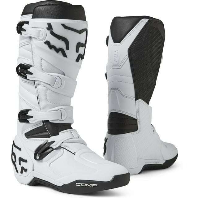Botas de motocross Fox Racing Comp blancas talla 11.5