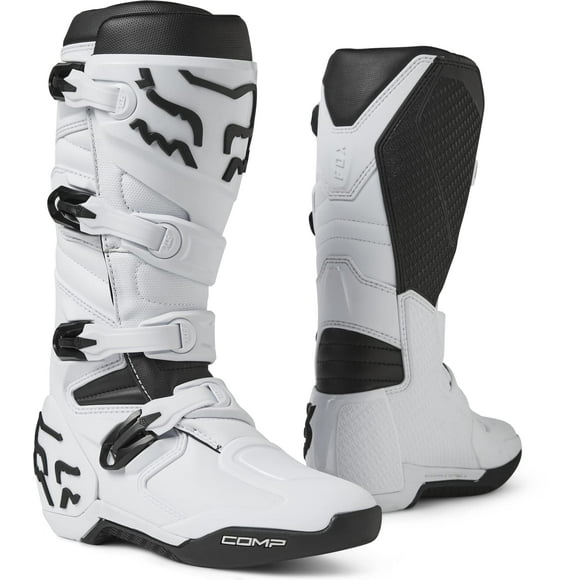 Botas de motocross Fox Racing Comp blancas talla 9.5