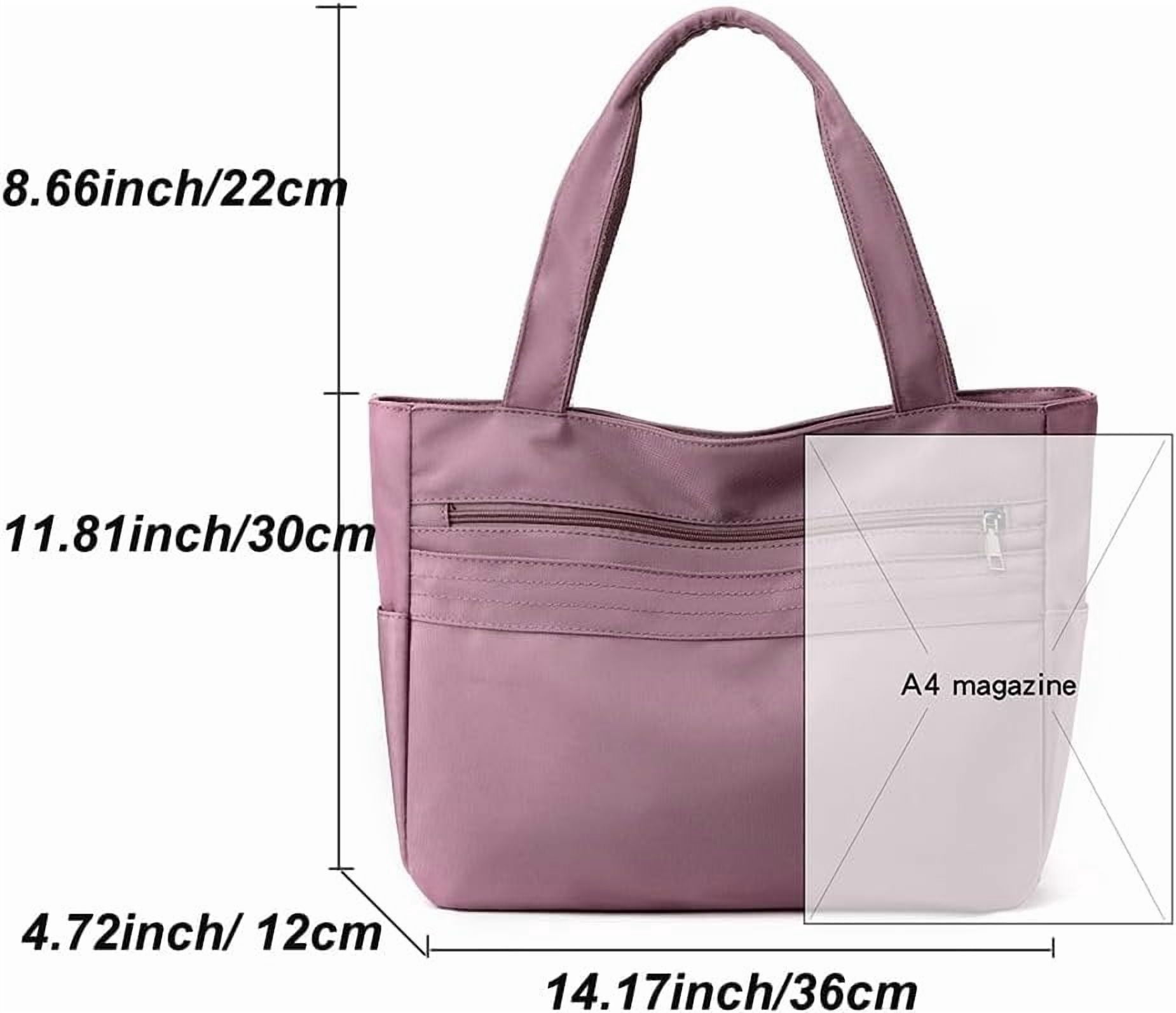 Women's Tote Purses Multi-pocket  Bags Satchel Purses Casual Handbags Work Shopping Bag