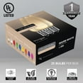 thumbnail image 5 of Opticore LED C9 Smooth Ceramic-Style Warm White Christmas Lights with Shatterproof Christmas Bulbs, 25 Lights, 25’, 5 of 7