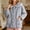Gray, variant on uublik Women's Fleece Bed Jacket with Front Pockets Button Front Cozy Lounge Wear for Sleeping Coffee