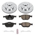 thumbnail image 3 of Power Stop Front Brake Kit with Drilled & Slotted Rotors and Ceramic Brake Pads K5101, 3 of 10