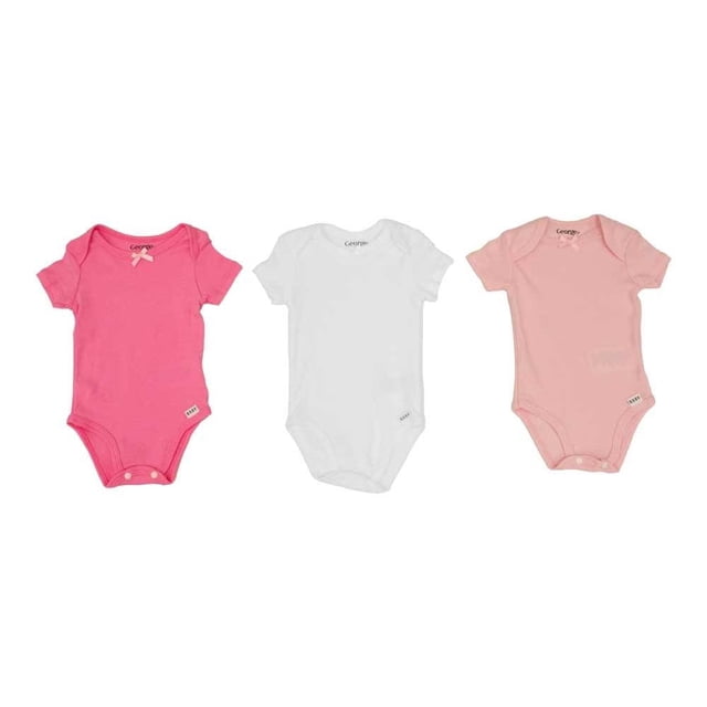 Set Pañaleros George Niña Manga Corta 3 Piezas Talla 12 M