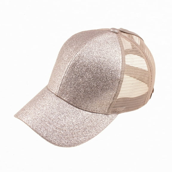 CC Glitter Women's Ponytail Baseball Cap Hats