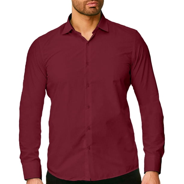 Camisa Para Hombre Slim Fit Strech Shendy Vendy Elegante Moda Casual
