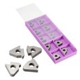 thumbnail image 4 of Juego de 10 hojas de insertos de carburo para roscado CNC para 16ER AG6/16IRAG60/SER/SEL, 4 of 5