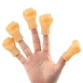 thumbnail image 2 of 2pcs/set Funny Simulation Left Right Mini Hands Puppets Children Toy Novelty Rock Finger Toys Gifts Model Halloween Gift, 2 of 4
