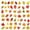 Orange, variant on 50 Pcs Nature Scenery Sticker Set, PET Waterproof Decals for Journaling, Scrapbooking Stickers for DIY Crafts Home Decor