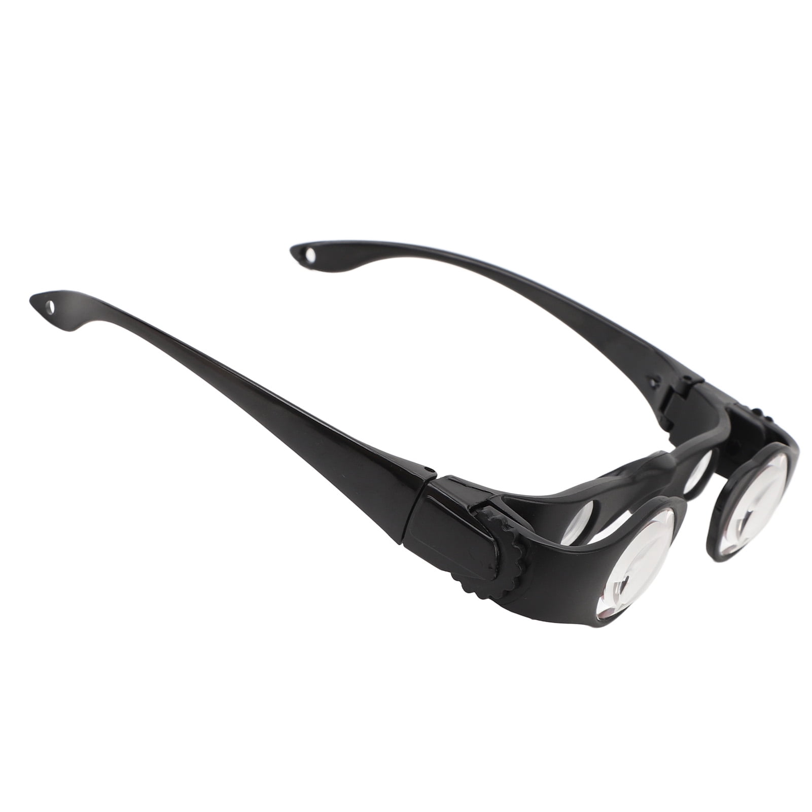 Fishing Binocular Glasses Hands Free 8x Zoom Manual Focus HD Green Film Ergonomic Nose Rest with CPL Filters Fishing Telescope Glasses for Concert