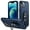 Blue, variant on TECH CIRCLE Multifunctional Case for iPhone 15 (2023) 6.1", [Built-in Kickstand & Phone Ring Holder] [Compatible with Magnetic Charger] Lightweight Shockproof Rugged Cover Shell, Light Green