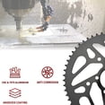 thumbnail image 4 of ALLTIMES 58T Rear Sprocket for Sur Ron for Segway X160 X260, Anodized CNC Billet 7075 Aluminum Increase Racing Sprocket, 4 of 9