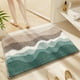 thumbnail image 5 of Alfombrilla absorbente de baño 40x60cm | Alfombra de microfibra antideslizante | Suave, de secado rápido, duradero | Poliéster multicolor | Lavable a máquina | Puerta, Lavandería, Cocina, Fregadero,, 5 of 8