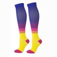 thumbnail image 1 of Men Women Socks Compression Socks Elastic Sports Beautiful Leg Nurse Stocking Jogging Climbing Cycling Flight Excercise 56 S M, 1 of 6