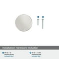 thumbnail image 4 of Amerock Balon 1-1/8 inch (29mm) Diameter Polished Nickel Cabinet Knob, 4 of 6