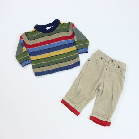 

Pre-owned Second Step Boys Tan Apparel Sets size: 12 Months