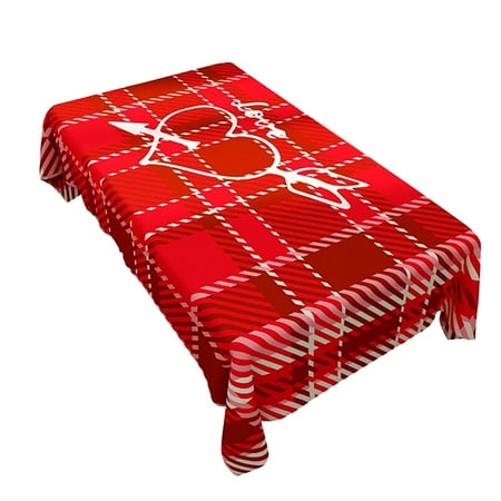 

Valentine s Day Table Flag Decoration Red Knitted Love Table Flag