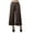 Chocolate Brown, variant on Casual Solid Wide Leg Palazzo Pants For Women's Cotton Ethnic Bottom, XS-3XL