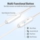 thumbnail image 3 of Auriculares HUOMU, paquete de 5 unidades, con cable y micrófono para iPhone y Android, 3 of 9