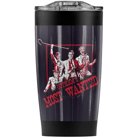 

Batman Gothams Most Wanted Stainless Steel Tumbler 20 oz Coffee Travel Mug/Cup Vacuum Insulated & Double Wall with Leakproof Sliding Lid | Great for Hot Drinks and Cold Beverages