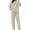 White, variant on CozeLy Fuzzy Pajamas for Women Warm Cozy Winter Fleece Set Loose Comfy Plush Loungewear Adult Sleepwear