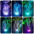 thumbnail image 2 of Seitruly Luz de respiración Piscina Fuente alimentada por energía solar Patio trasero Paisaje Baño de pájaros Estanque Aspersor de agua Electrónica Negro sin palo, 2 of 6