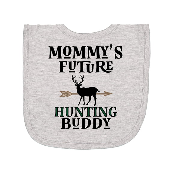 Inktastic Mommy Hunting Buddy Archery Newborn Bib