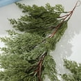 thumbnail image 2 of RKSTN Christmas Plastic Rattan Christmas Simulation Christmas Ornament 1.8 Meters Long Biomimetic Green Plant Decoration Chain Holiday Vibe Decoration Christmas Gifts, 2 of 5