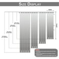 thumbnail image 7 of Lapalife Ombre Sheer Curtain 51 Inches Long for Bedroom Living Room 2 Panels Set, Gradient Print Grommet Top Rainbow Voile Window Drapes, 39''x 51'', 7 of 7