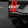 thumbnail image 5 of Cubierta de la punta del silenciador del tubo de escape trasero del coche para Golf 8 MK8 2020 2021 Accesorios, 5 of 5