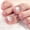 JP3216 [Glue model], variant on 2024 Cat's Eye Foot Nail Pink Solid Color Wear Nail Foot Nail Sheet Flash Diamond Short Nail Art Toenail Nail Sheet Wholesale
