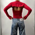 thumbnail image 4 of Conjunto de prendas de punto de 2 piezas para mujer Elegante cárdigan sin tirantes para mujer Traje de vacaciones FLhrweasw Nuevo, 4 of 7