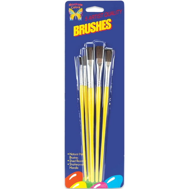 Ensemble de Pinceaux de Qualité Artistique-5/pkg