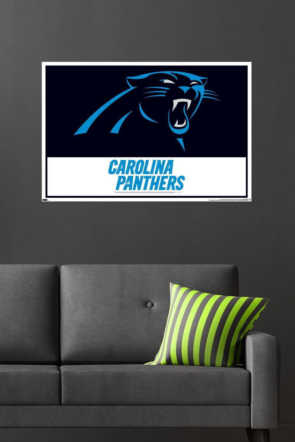 NFL Carolina Panthers - Logo 21 Wall Poster, 22.375" x 34"